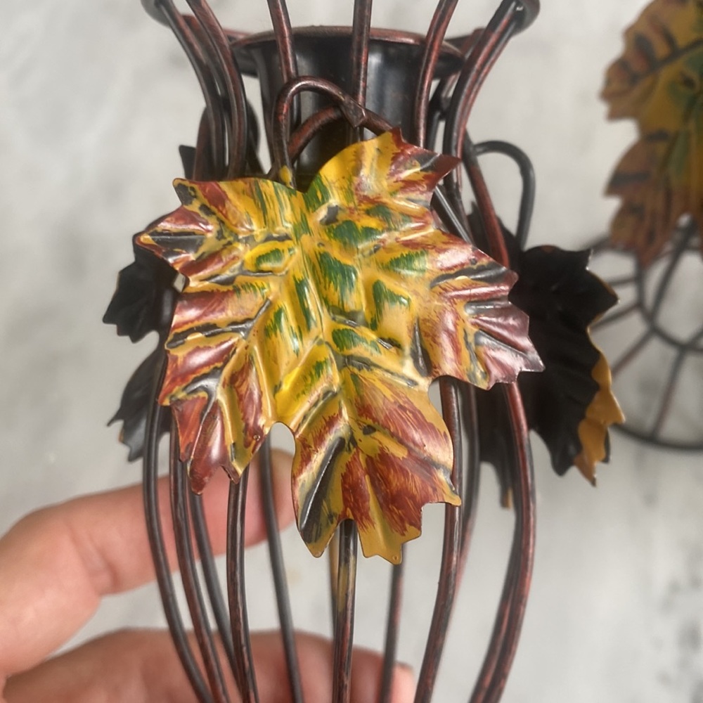 Fall Metal Candle holders - Picture 4 of 6
